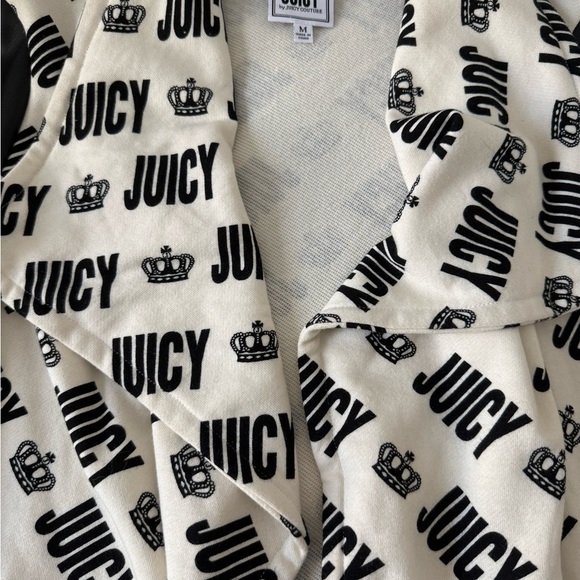 Juicy Couture Women's Black and White Logo Blazer - Picture 5 of 6